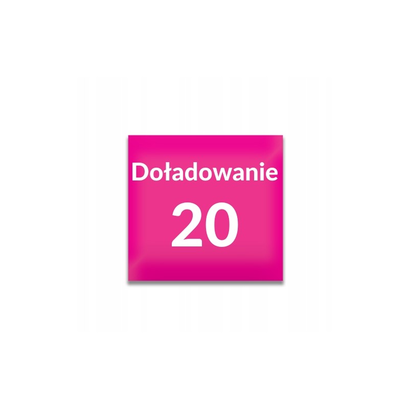 Doładowanie T-Mobile 20 zł