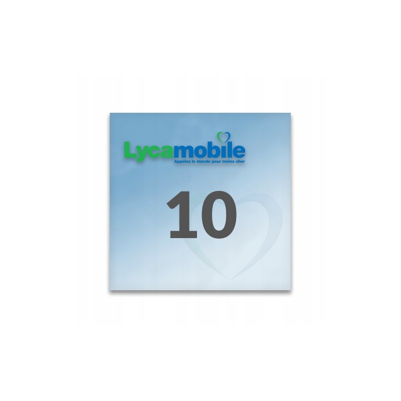 Doładowanie LycaMobile 10 zł