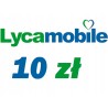 Doładowanie LycaMobile 10 zł