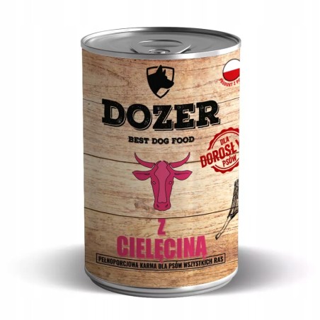 Dozer mokra karma premium dla psa bogata w cielęcinę 800g cielęcina