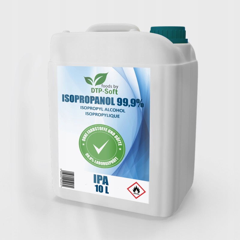 10l Alkohol izopropylowy IPA 99,9% izopropanol 1 x 10 Litrów