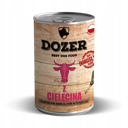 Dozer mokra karma dla psa bogata w cielęcine 400g