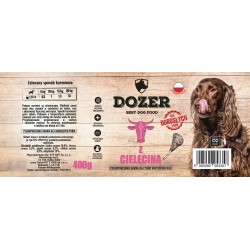 Dozer mokra karma dla psa bogata w cielęcine 400g