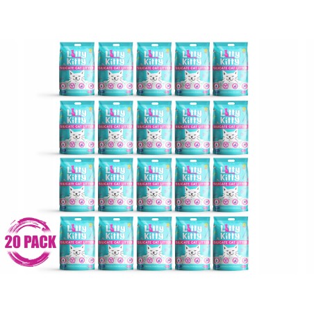 LITTY KITTY Silicate Żwirek Silikonowy dla kota 20 x 3,8 l Premium