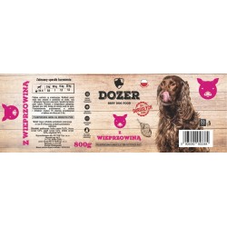 Dozer mokra karma premium dla psa wieprzowina 800g