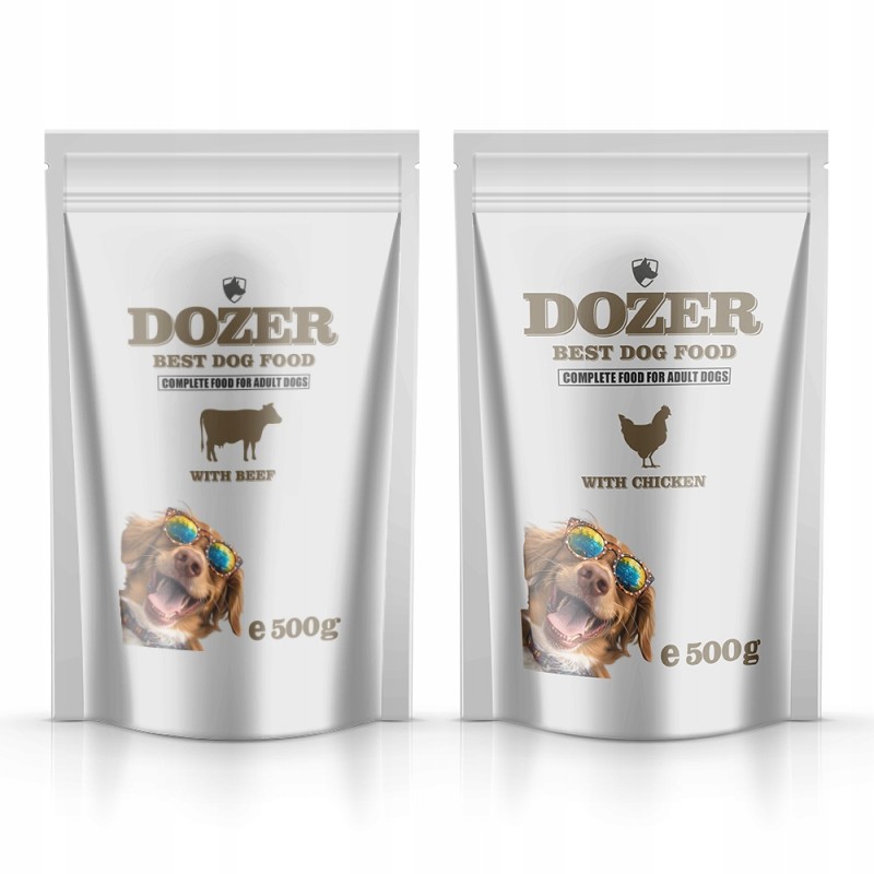 Dozer Mokra karma Mix smaków Classic 2 x 500 g