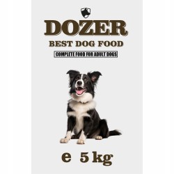 Dozer Karma Pełnoporcjowa Sucha dla Psów z Drobiem 5kg Premium