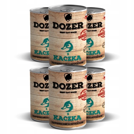 DOZER Premium dla Kota z kurczakiem 6 x 400g puszka
