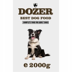 Dozer Karma Pełnoporcjowa Sucha dla Psów z Drobiem 2kg Premium