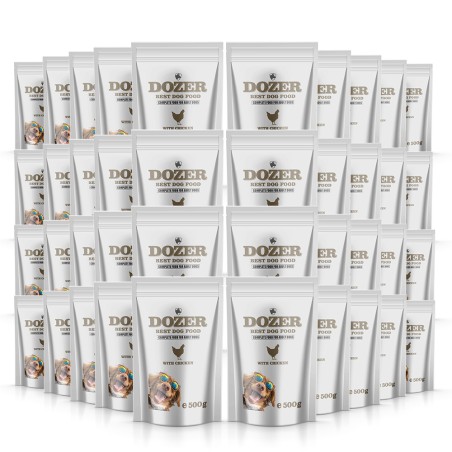 Dozer Mokra karma Drób Classic 40 x 500 g