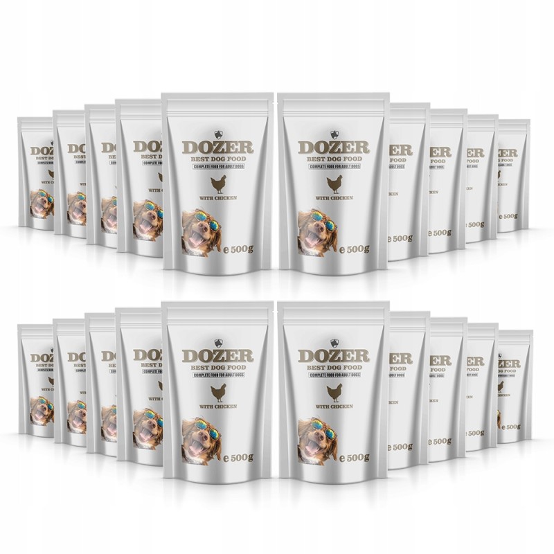 Dozer Mokra karma Drób Classic 20 x 500 g