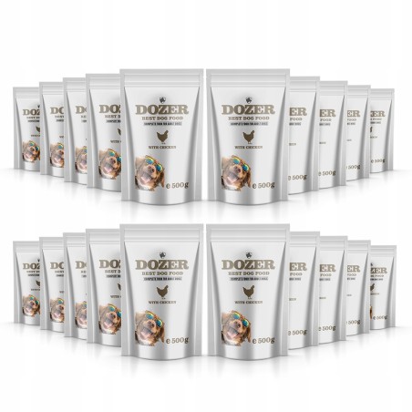 Dozer Mokra karma Drób Classic 20 x 500 g