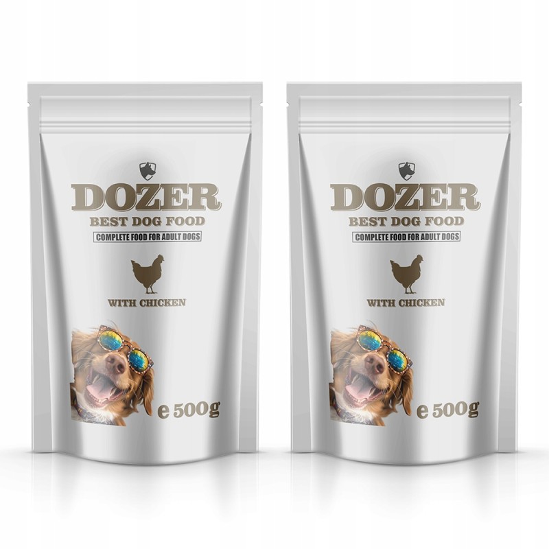 Dozer Mokra karma Drób Classic 2 x 500 g