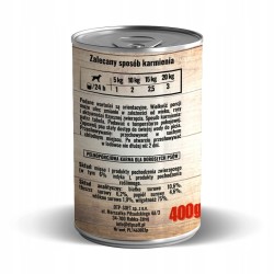 Dozer mokra karma dla psa indyk 12x400g