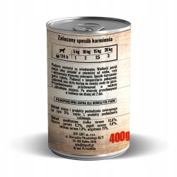 Dozer mokra karma dla psa indyk 400g