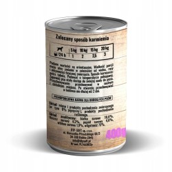 Dozer mokra karma dla psa jagnięcina 12x400g