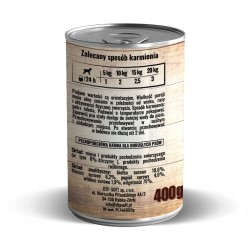 Dozer mokra karma dla psa dziczyzna 12x400g