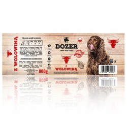 Dozer mokra karma dla psa wołowina 12x800g
