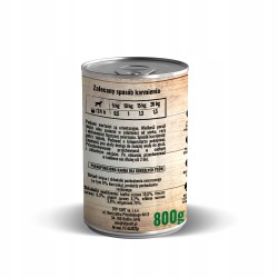 Dozer mokra karma premium dla psa bogata w kurczaka 800g drób