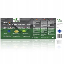 1KG ZIEMIA OKRZEMKOWA DIATOMIT NA KLESZCZE MRÓWKI PLUSKWY PCHŁY ROZTOCZA