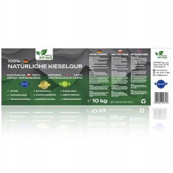 10KG ZIEMIA OKRZEMKOWA DIATOMIT NA KLESZCZE MRÓWKI PLUSKWY PCHŁY ROZTOCZA