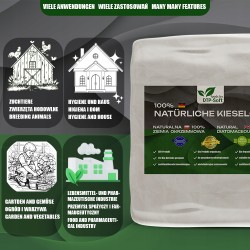 10KG DIATOMIT ZIEMIA OKRZEMKOWA NAWÓZ DO POPRAWY ROZWOJU ROŚLIN PREMIUM