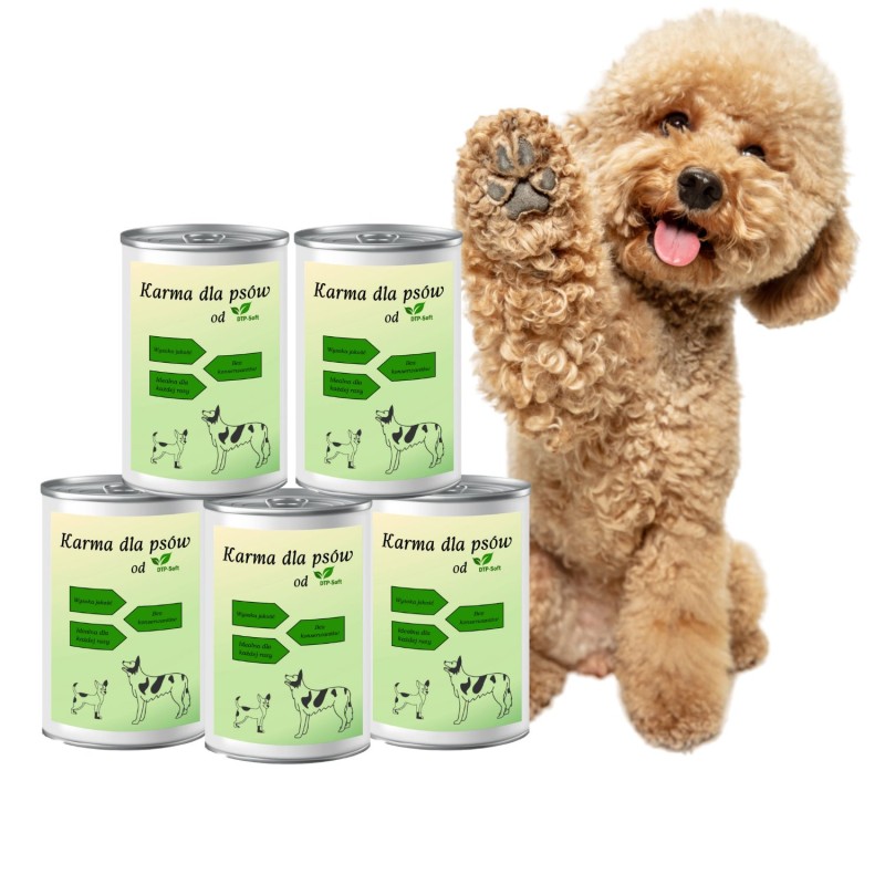 Mokra karma dla psa 6xkaczka 400g DTPSOFT