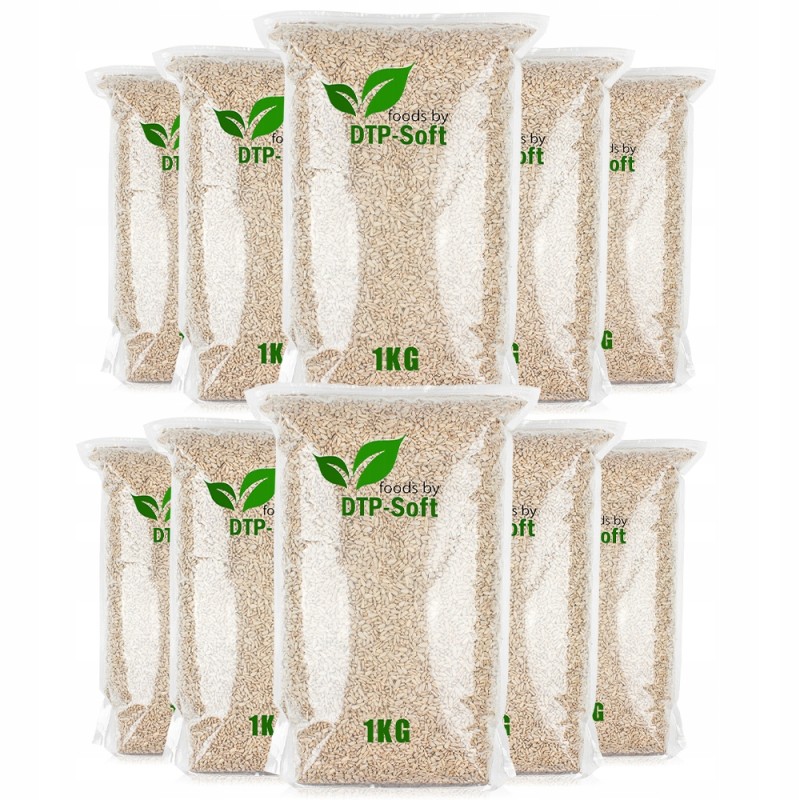SŁONECZNIK łuskany 10kg świeży naturalny 100% Foods TOP 10 x 1kg