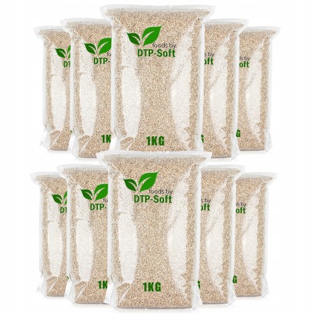 SŁONECZNIK łuskany 10kg świeży naturalny 100% Foods TOP 10 x 1kg