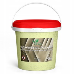 Siarka mielona proszek 3kg Czysta 99,9% w wiaderku Nawóz 3 kg