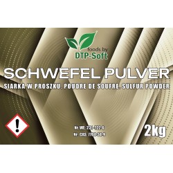 Siarka mielona proszek 2kg Czysta 99,9% w wiaderku Nawóz 2 kg