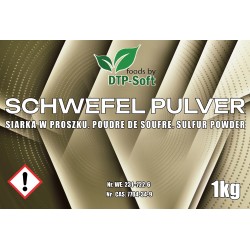 Siarka mielona proszek 1kg Czysta 99,9% w wiaderku Nawóz 1 kg