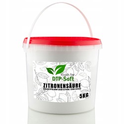 5KG KWAS CYTRYNOWY JEDNOWODNY SPOŻYWCZY KWASEK E330 TOP WIADERKO 5 KG