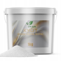 1kg KSYLITOL Xylitol czysty naturalny słodzik Wiaderko 1 kg