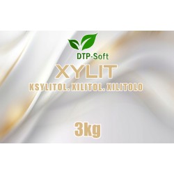 3kg KSYLITOL Xylitol czysty naturalny słodzik Wiaderko 3 kg