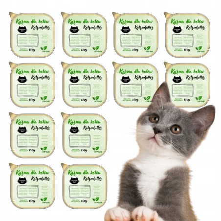 MOKRA KARMA DLA KOTA DTPSOFT TACKA PASZTET WOŁOWINA 66x150G