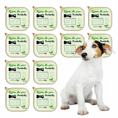 MOKRA KARMA DLA PSA DTPSOFT TACKA PASZTET WOŁOWINA 22x150G