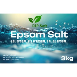 3kg Siarczan magnezu sól gorzka wiaderko czysty 99,5% epsom 3 kg epson