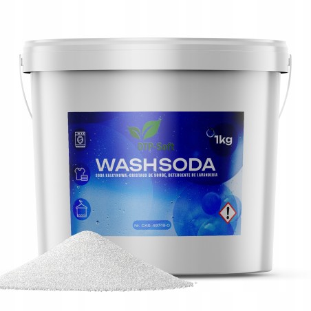 1kg SODA KALCYNOWANA DO PRANIA WĘGLAN SODU WIADERKO 1 kg