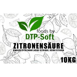 10KG KWAS CYTRYNOWY JEDNOWODNY SPOŻYWCZY KWASEK E330 CZYSTY WIADERKO 10 KG