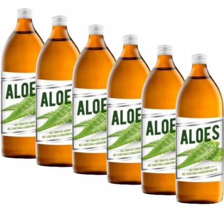 Sok z Aloesu 6x1l naturalny bez konserwantów 6000ml