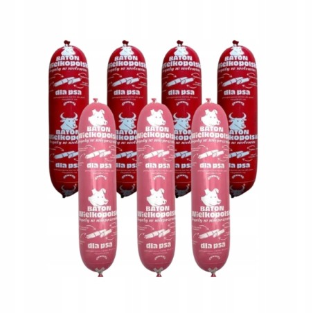 Baton wielkopolski dla psa 30x900 g wołowina wieprzowina wysoka jakość