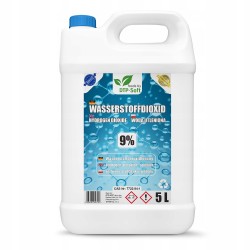 WODA UTLENIONA 9% NADTLENEK WODORU 9% 5L