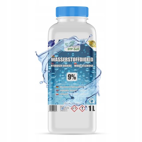 WODA UTLENIONA 9% NADTLENEK WODORU 9% 1L