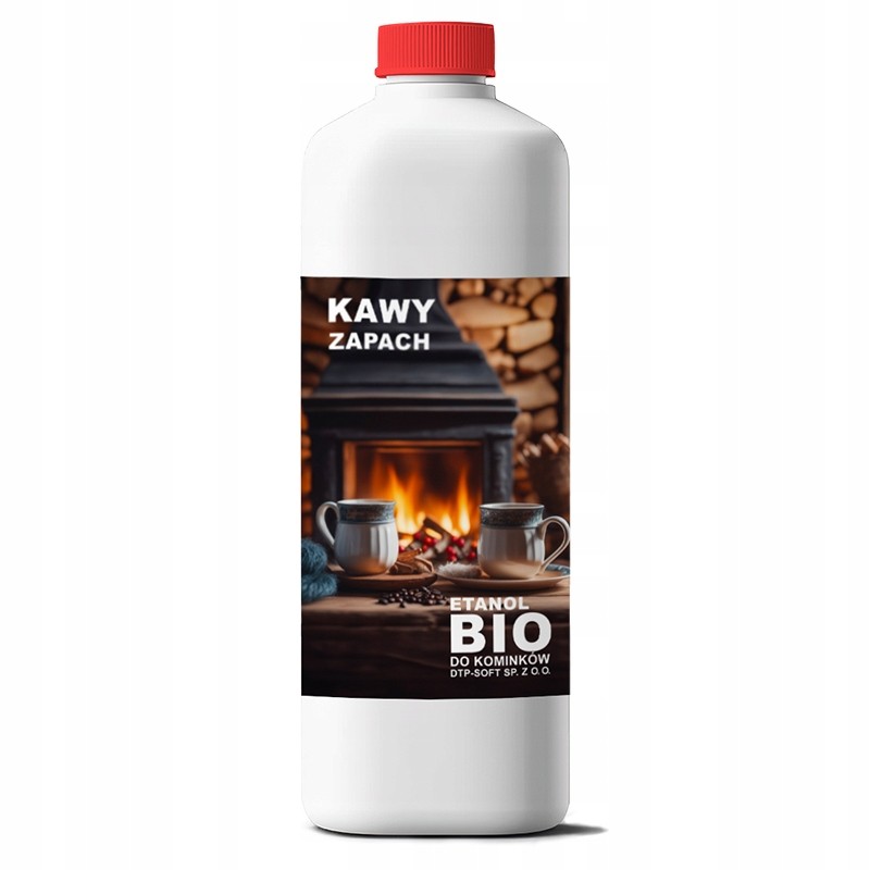 BIOPALIWO zapachowe BIOETANOL PŁYN paliwo do BIOKOMINKA kawa zapach kawy 1L