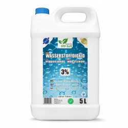 WODA UTLENIONA 3% NADTLENEK WODORU 3% 5L