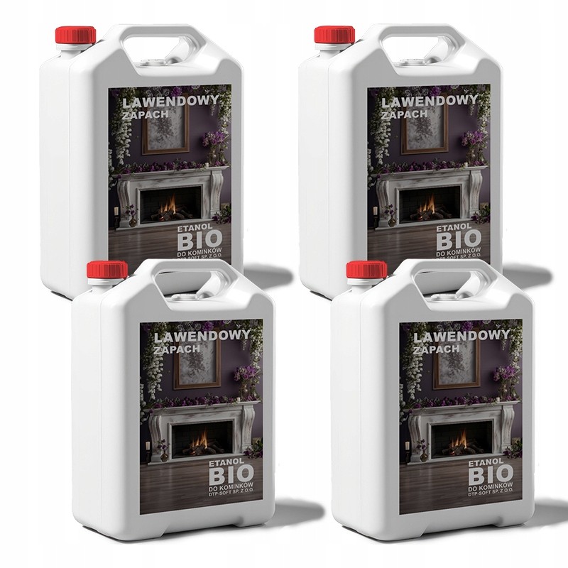 BIOETANOL BIOPALIWO do kominków zapach Lawendy 20L Lawendowe Lawenda
