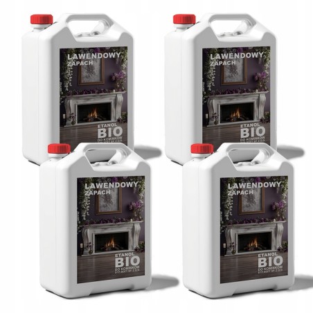 BIOETANOL BIOPALIWO do kominków zapach Lawendy 20L Lawendowe Lawenda