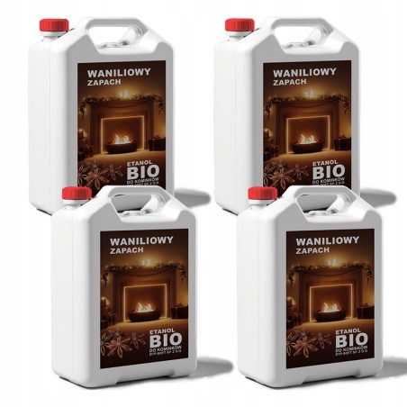 BIOETANOL BIOPALIWO do kominków zapach Wanilia 20L