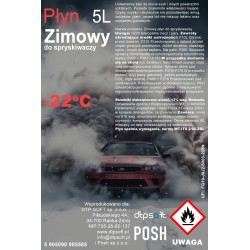 ZIMOWY PŁYN DO SPRYSKIWACZY -22 C DLA WSZYSTKICH 20L